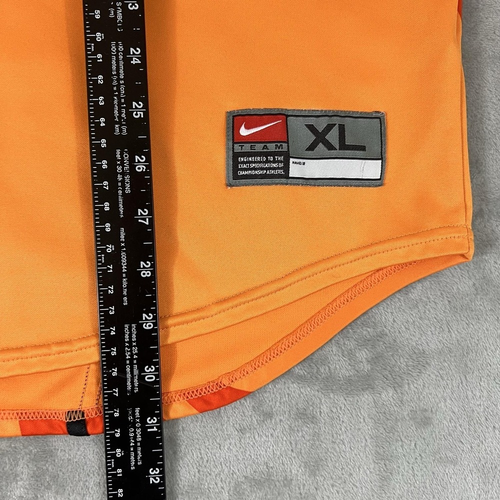 Vintage Nike Shirt Mens XL Orange Long Sleeve Soccer Goalkeeper Jersey Y2K - Picture 5 of 9